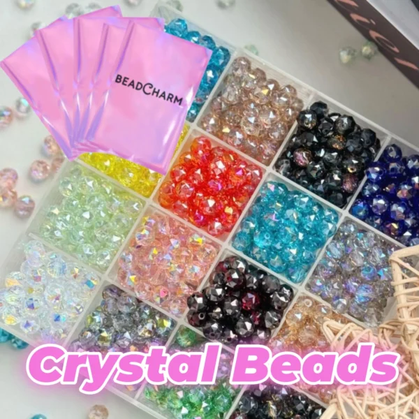 【Live Unboxing】Crystal Glass Beads Lucky Bags - DIY beads